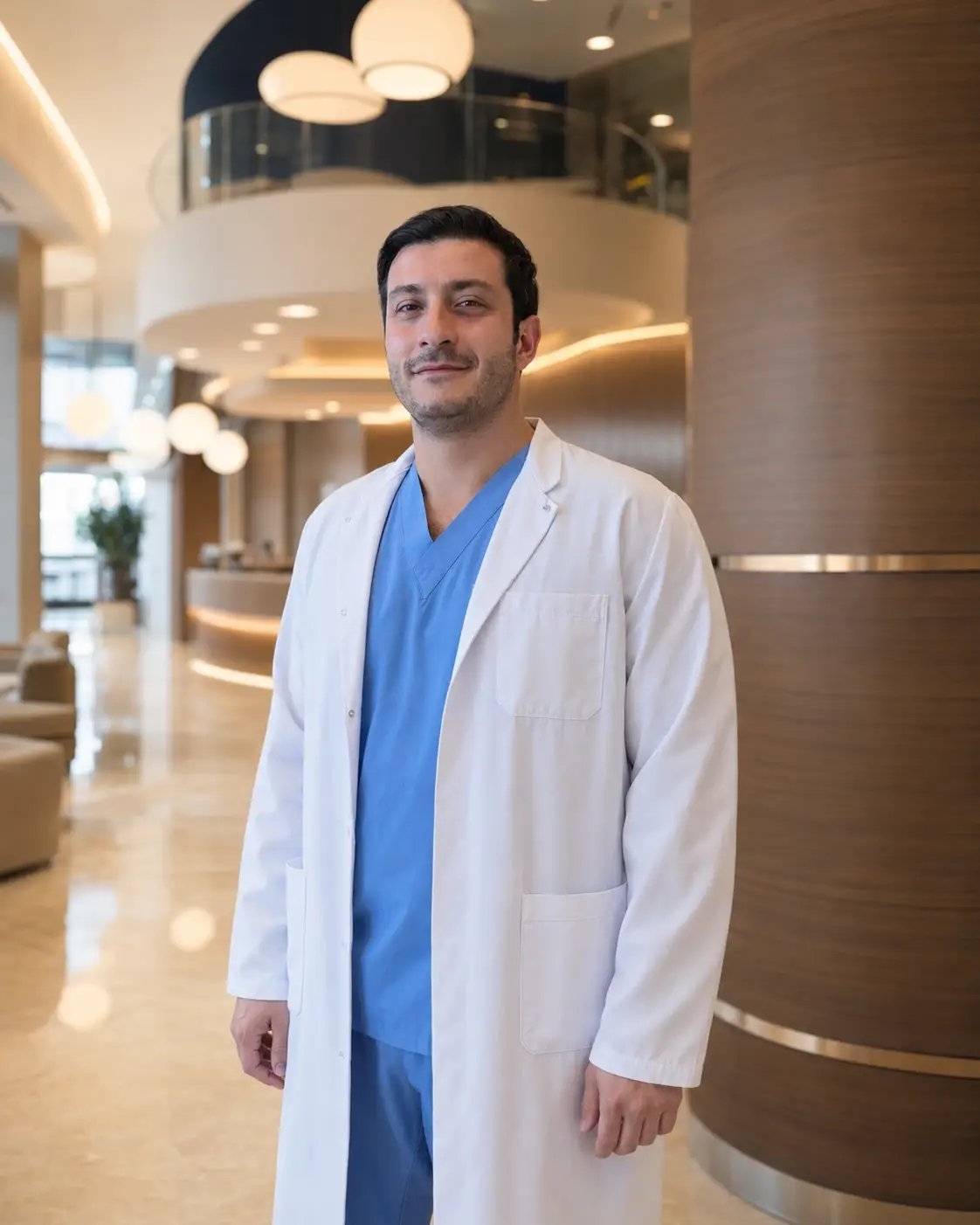Op. Dr. Selçuk Kendir hastane ortamında